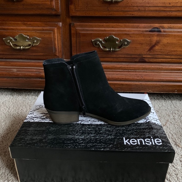 Suede Kenzie Brand Ankle Boots’ - Picture 3 of 7